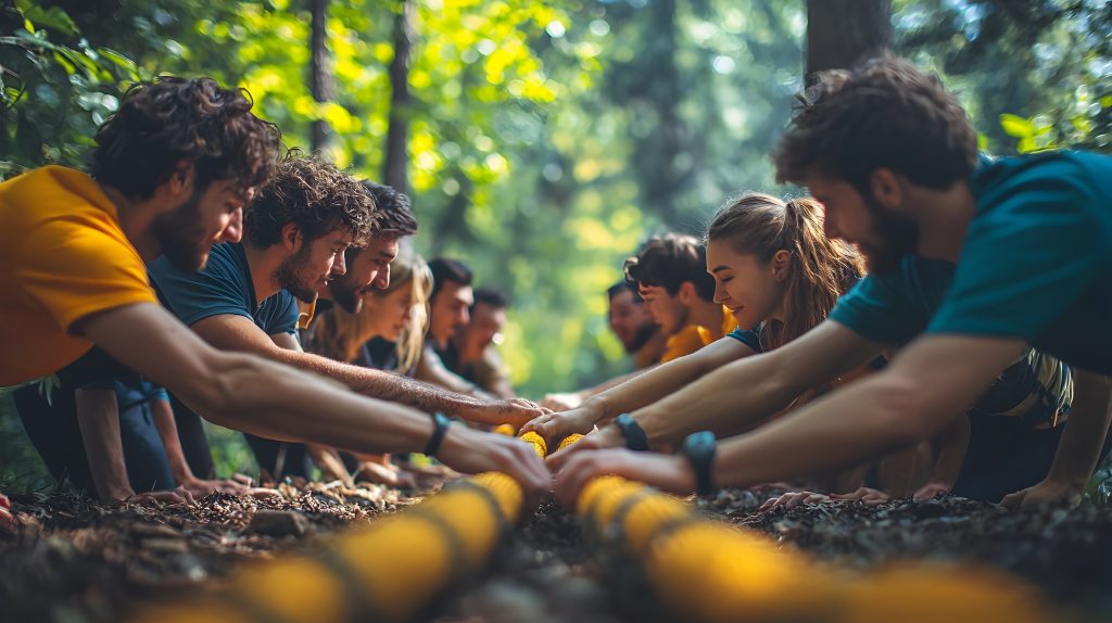 Zespół podczas wyjazdu integracyjnego